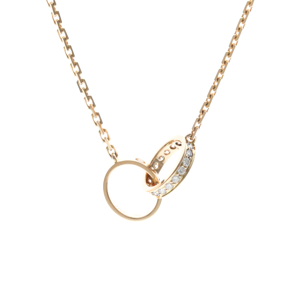 CARTIER 18k Gold Diamond Love Necklace